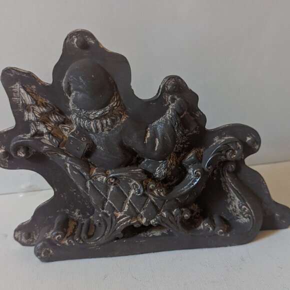NWT Michael's Santa in Sleigh Faux Antique Baking Mold Holiday Christmas Decor - Picture 5 of 8